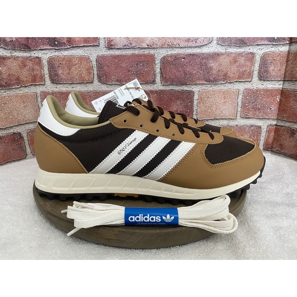 Adidas Originals TRX Vintage Sneakers Mesa Cloud White Brown Mens Size 10.5 NEW